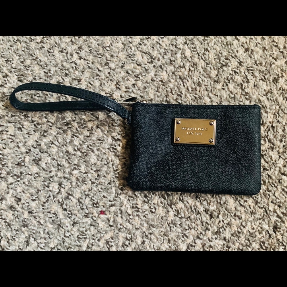 Michael Kors Black Small Wristlet